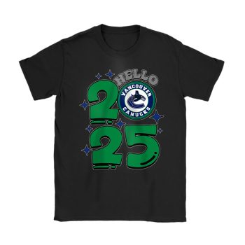 Vancouver Canucks Happy New Year NHL Gift For Fan Unisex T-Shirt Cotton Tee TAT23170