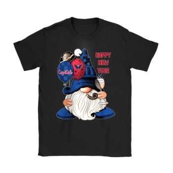 Washington Capitals Happy New Year NHL Gift For Fan Cute Gnomes Unisex T-Shirt Cotton Tee TAT22365