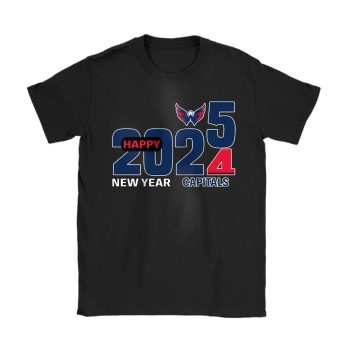 Washington Capitals Happy New Year NHL Gift For Fan Hello 2025 Copy Unisex T-Shirt Cotton Tee TAT22362