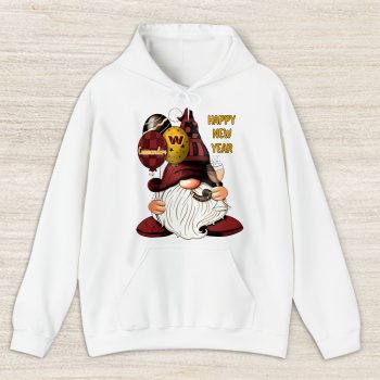 Washington Commanders Happy New Year NFL Gift For Fan Cute Gnomes Unisex Hoodie TAH23186