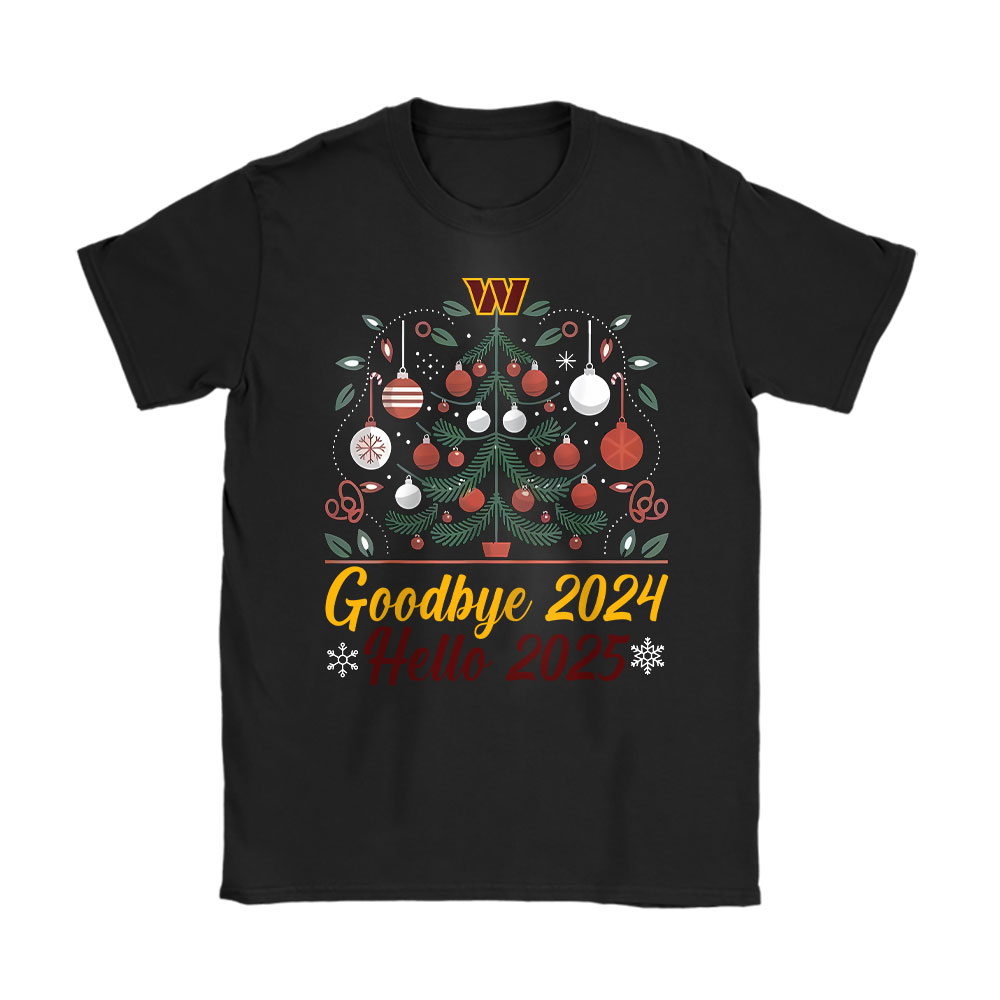 Washington-Commanders-Happy-New-Year-NFL-Gift-For-Fan-Goodbye-2024-Hello-2025-Unisex-T-Shirt-Cotton-Tee-TAT23176 Washington Commanders Happy New Year NFL Gift For Fan Goodbye 2024 Hello 2025 Unisex T-Shirt Cotton Tee TAT23176