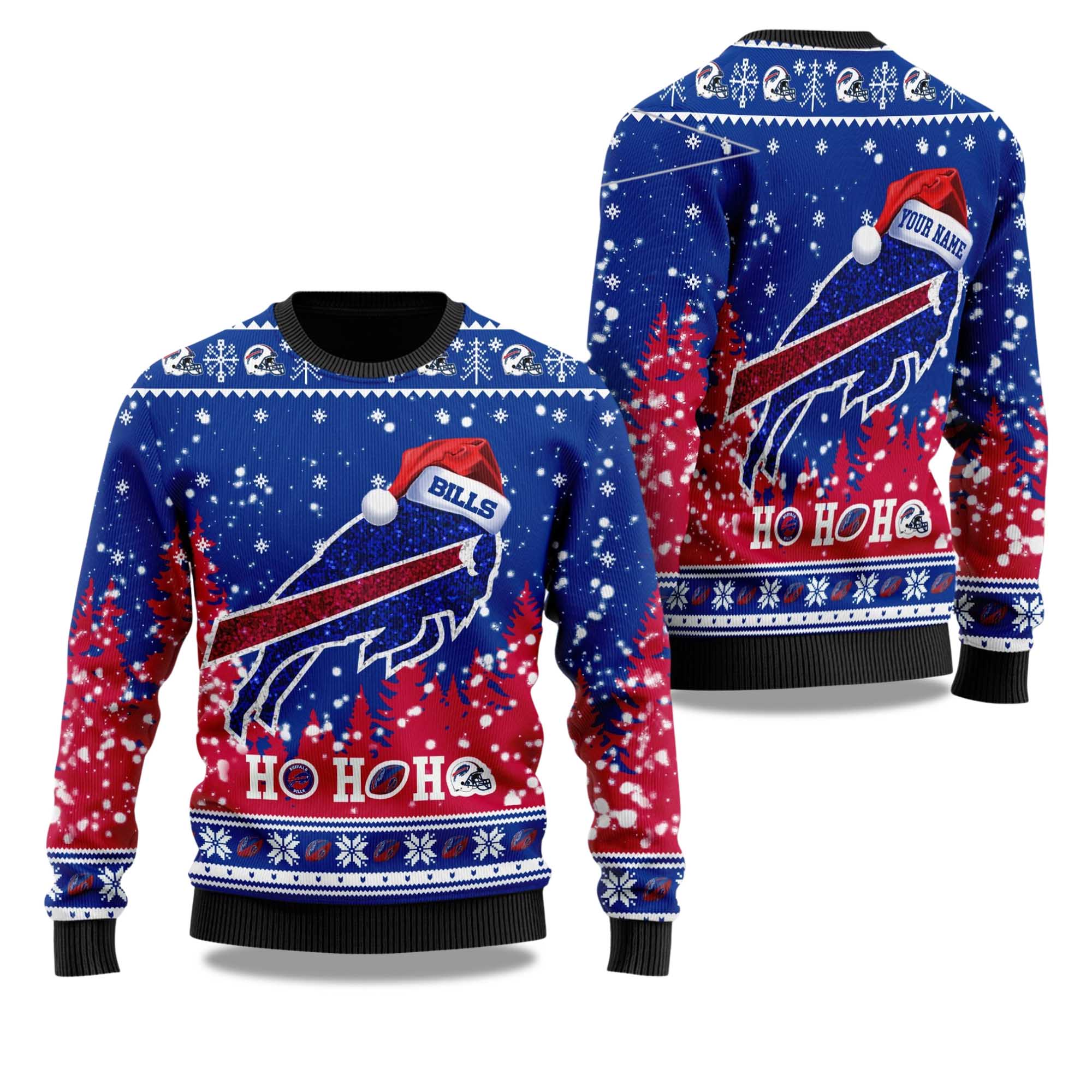 2025 Buffalo Bills Santa Christmas Ugly Sweater 2025 Buffalo Bills Santa Christmas Ugly Sweater