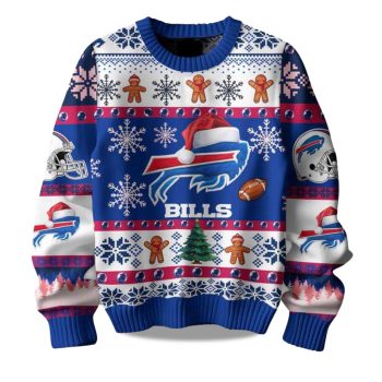 2025 Buffalo Bills They Not Like Us Christmas Ugly Sweater