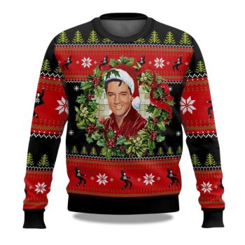 2025 Elvis Presley Christmas Ugly Sweater