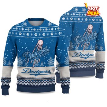 2025 LA Dodgers Ugly Christmas Sweater
