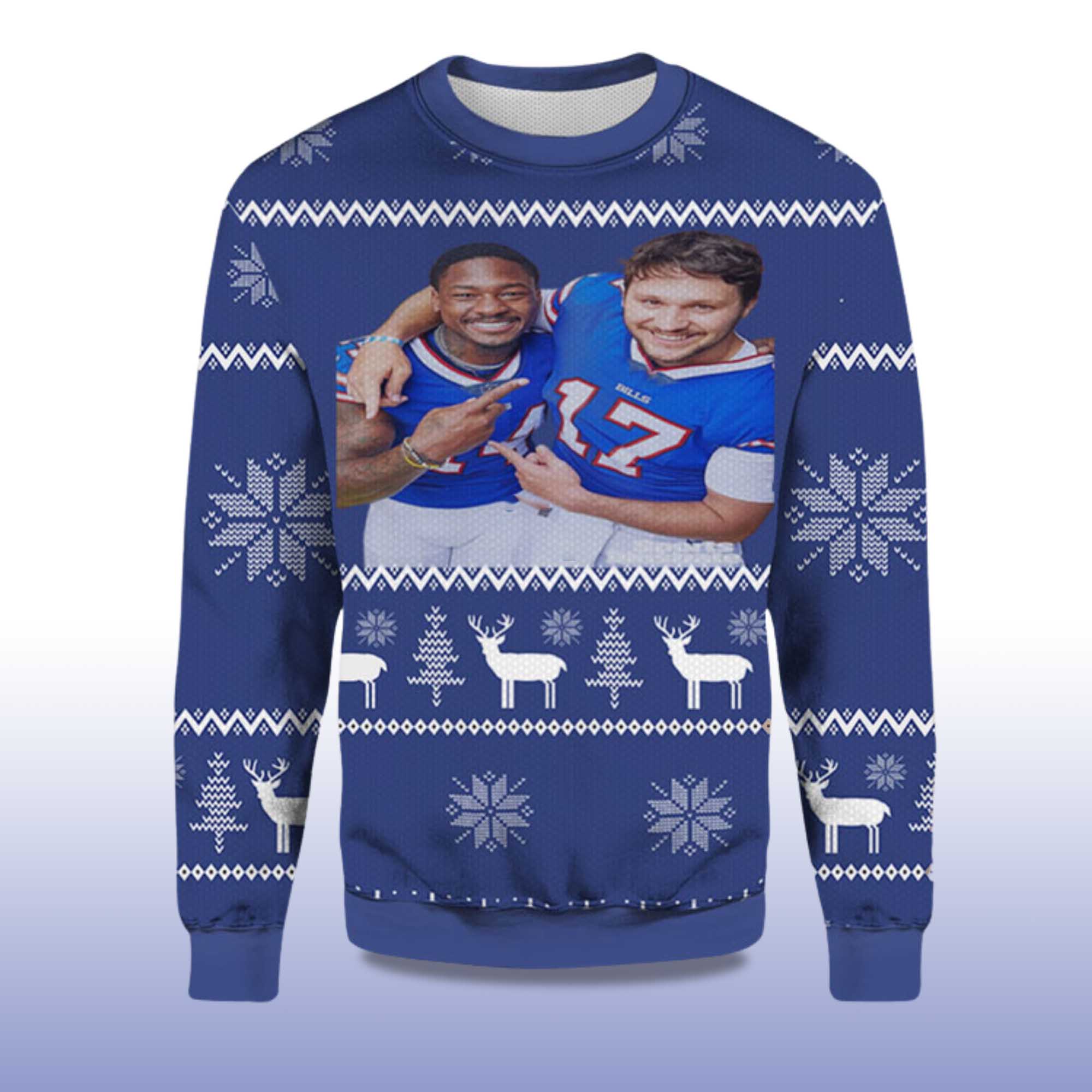 2025 National Best Friend Day Bills Ugly Sweater