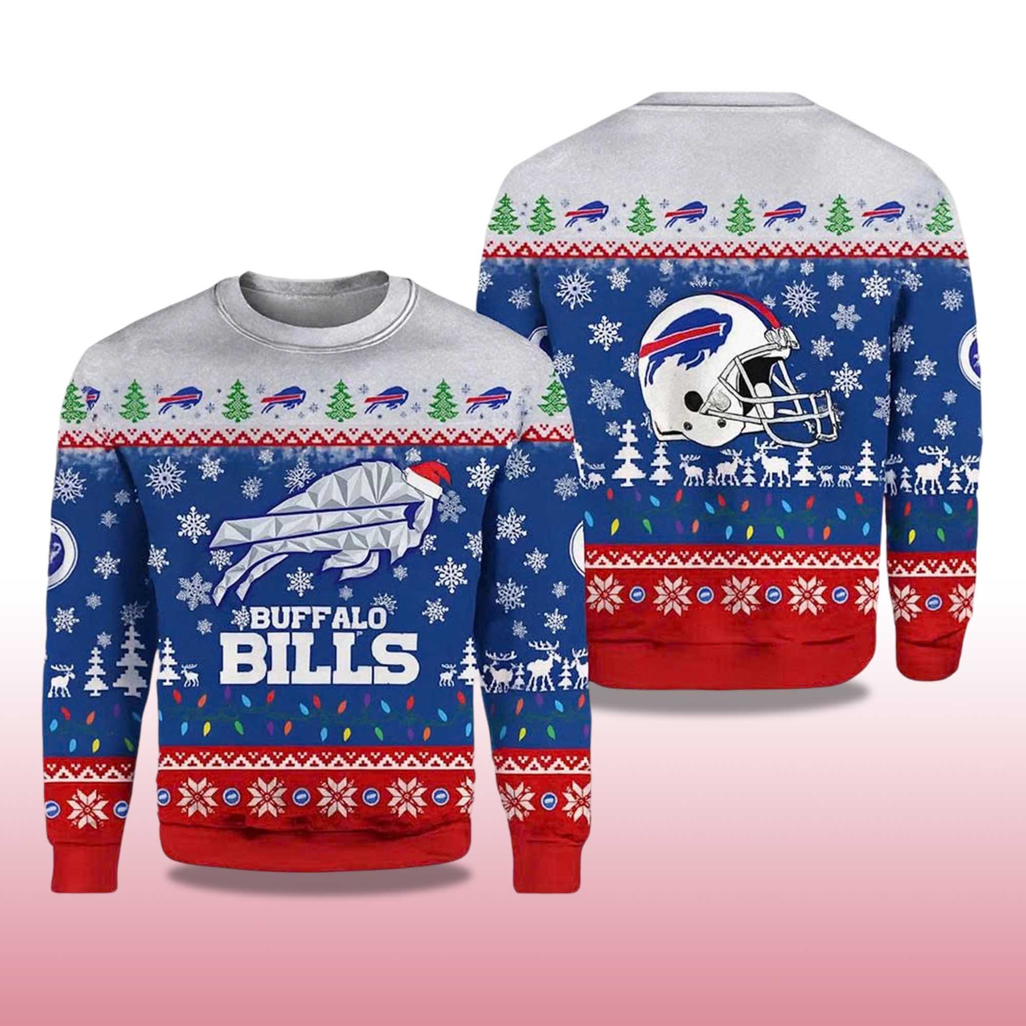 Buffalo Bills 2025-2026 Rivalries Cold Front Ugly Christmas Sweater