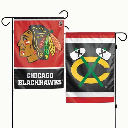 Chicago-Blackhawks-2-Sided-Garden-Flag-Yard-Banner-Outdoor Chicago Blackhawks 2 Sided Garden Flag Yard Banner Outdoor