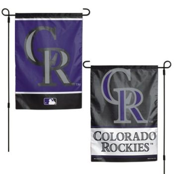 Colorado Rockies 2 Sided Garden Flag Yard Banner Outdoor