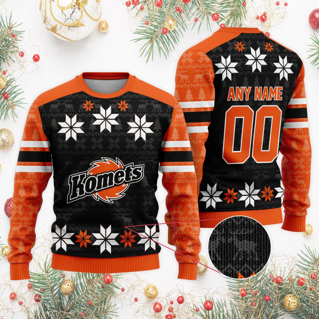 ECHL-Fort-Wayne-Komets-Special-Christmas-Ugly-Sweater ECHL Fort Wayne Komets Special Christmas Ugly Sweater