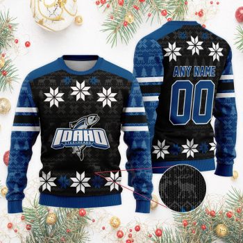 ECHL Idaho Steelheads Special Christmas Ugly Sweater