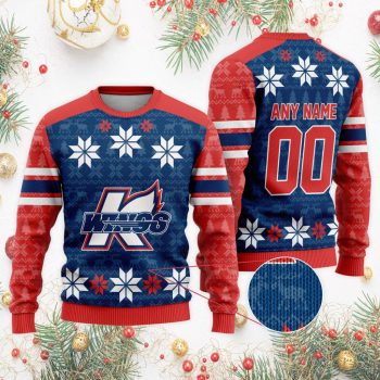 ECHL Kalamazoo Wings Special Christmas Ugly Sweater