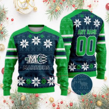 ECHL Maine Mariners Special Christmas Ugly Sweater