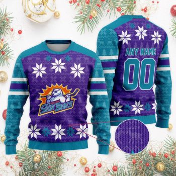 ECHL Orlando Solar Bears Special Christmas Ugly Sweater