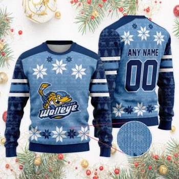 ECHL Toledo Walleye Special Christmas Ugly Sweater