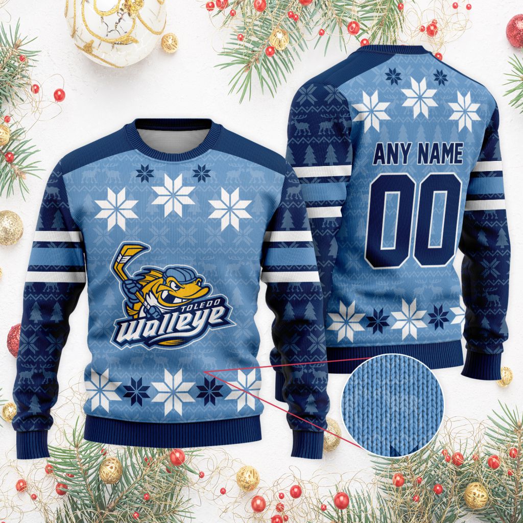 ECHL-Toledo-Walleye-Special-Christmas-Ugly-Sweater ECHL Toledo Walleye Special Christmas Ugly Sweater