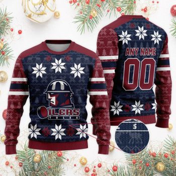 ECHL Tulsa Oilers Special Christmas Ugly Sweater