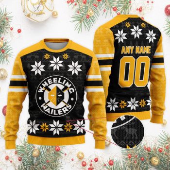 ECHL Wheeling Nailers Special Christmas Ugly Sweater