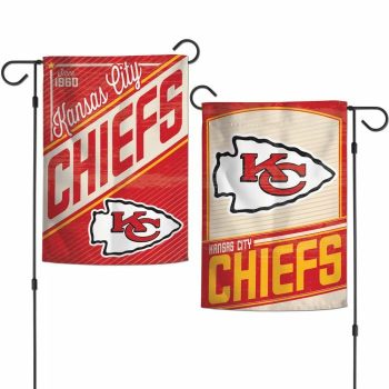 Kansas City Chiefs Double Sided Retro Garden Flag Banner