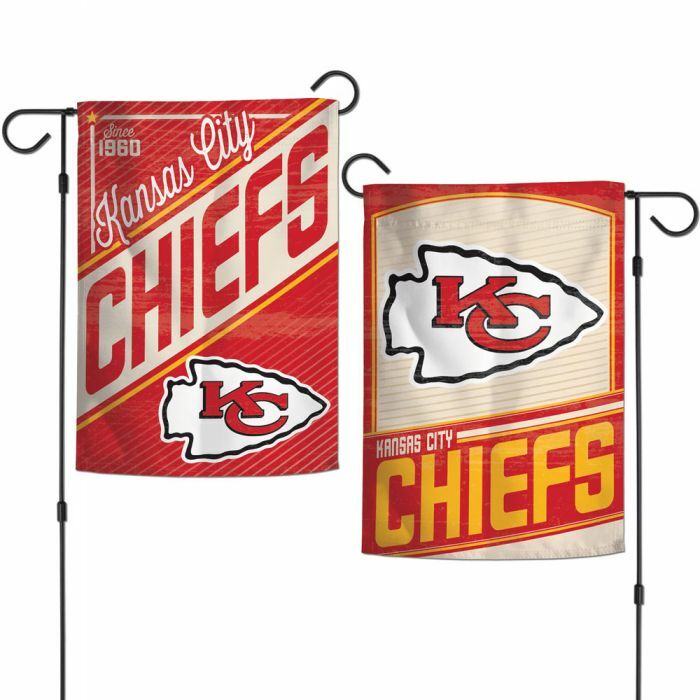Kansas-City-Chiefs-Double-Sided-Retro-Garden-Flag-Banner Kansas City Chiefs Double Sided Retro Garden Flag Banner