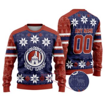 LIGA MX Atletico San Luis Special Christmas Ugly Sweater