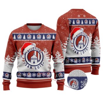 LIGA MX Atletico San Luis Special Christmas Ugly Sweater