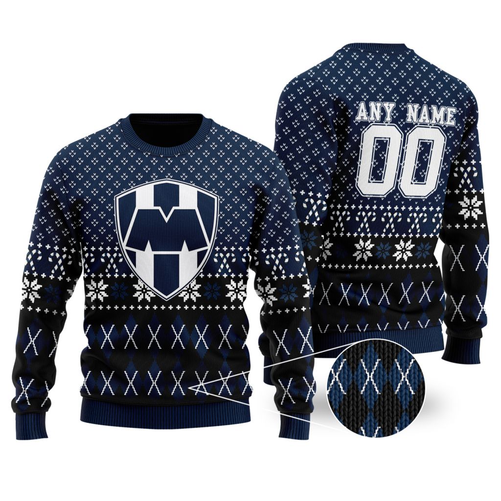 LIGA-MX-C.F.-Monterrey-Special-Christmas-Ugly-Sweater LIGA MX C.F. Monterrey Special Christmas Ugly Sweater