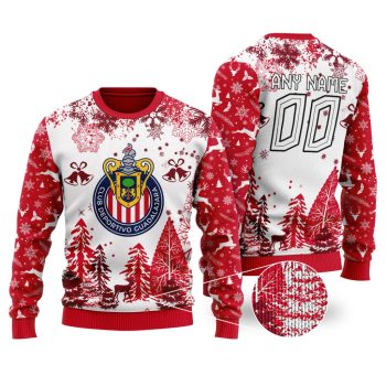 LIGA MX Chivas Guadalajara Special Christmas Ugly Sweater