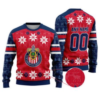 LIGA MX Chivas Guadalajara Special Christmas Ugly Sweater