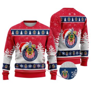 LIGA MX Chivas Guadalajara Special Christmas Ugly Sweater