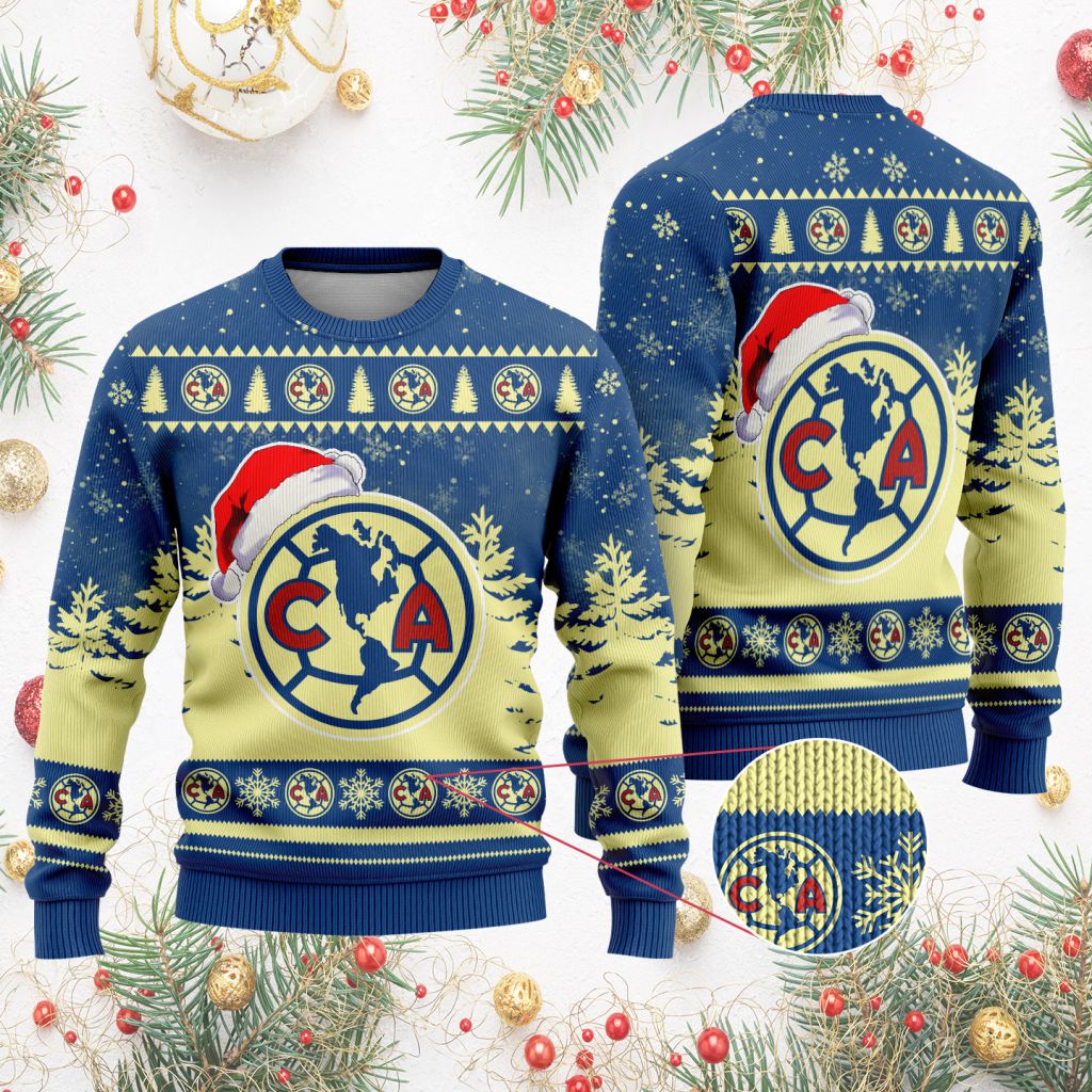 LIGA-MX-Club-America-Special-Christmas-Ugly-Sweater-1