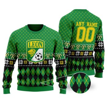 LIGA MX Club Leon Special Christmas Ugly Sweater