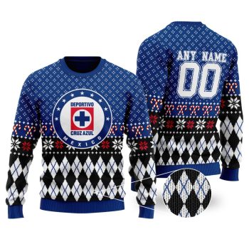 LIGA MX Cruz Azul Special Christmas Ugly Sweater