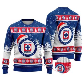 LIGA MX Cruz Azul Special Christmas Ugly Sweater