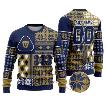 LIGA MX Pumas UNAM Special Christmas Ugly Sweater