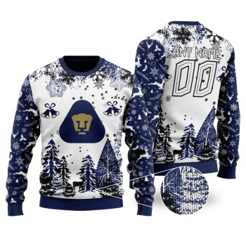 LIGA MX Pumas UNAM Special Christmas Ugly Sweater
