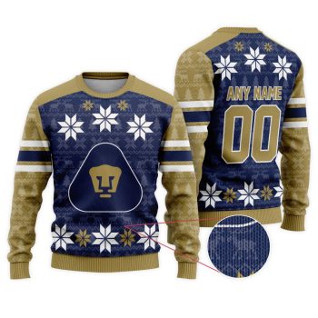 LIGA MX Pumas UNAM Special Christmas Ugly Sweater