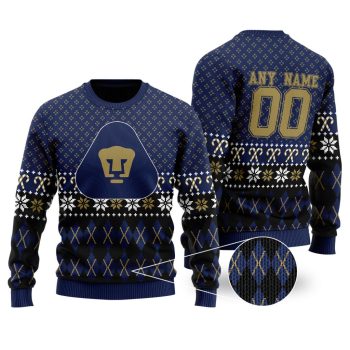 LIGA MX Pumas UNAM Special Christmas Ugly Sweater