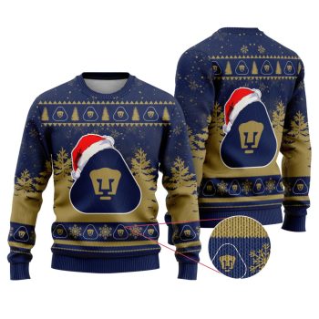 LIGA MX Pumas UNAM Special Christmas Ugly Sweater