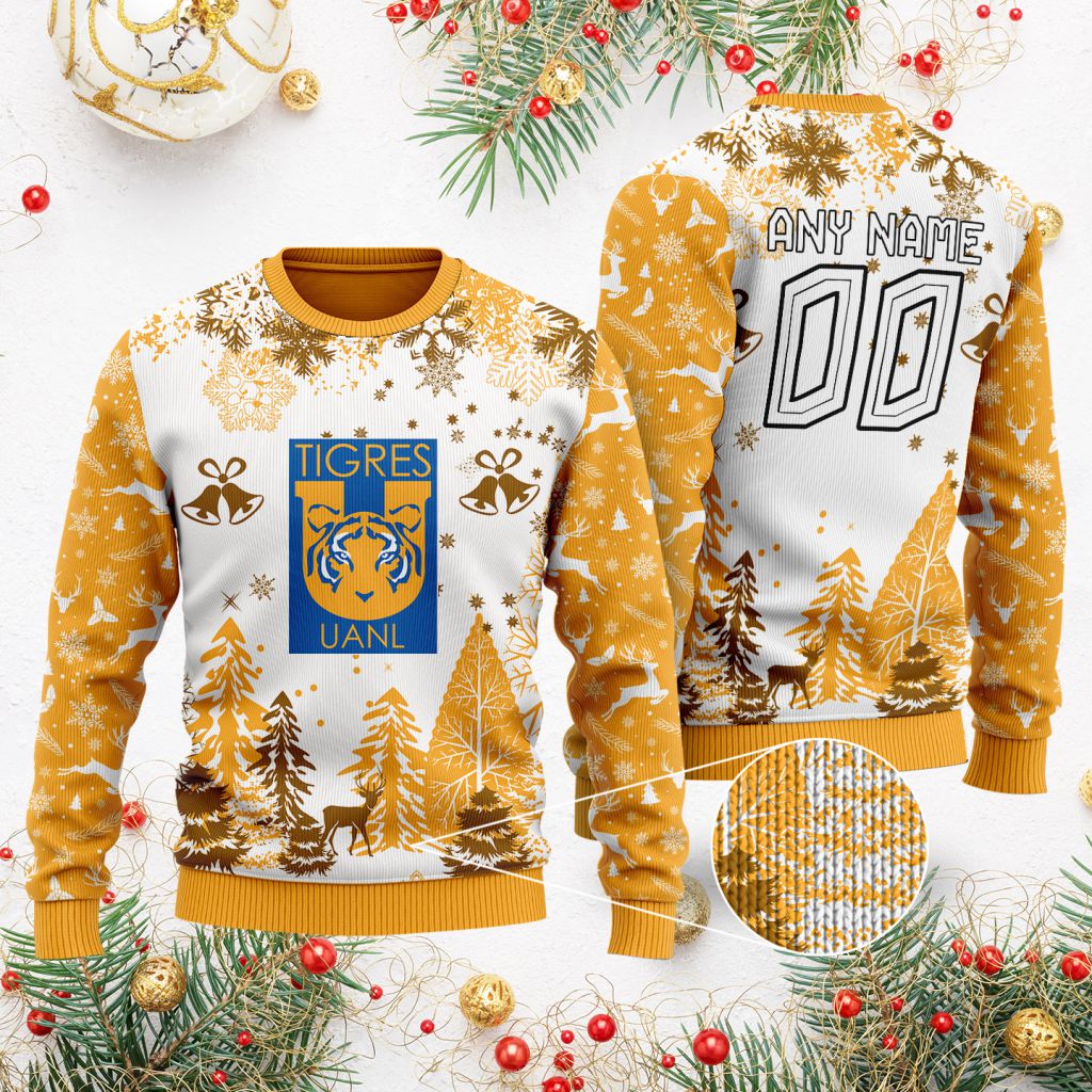 LIGA-MX-Tigres-UANL-Special-Christmas-Ugly-Sweater-1