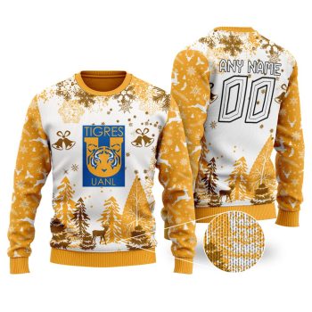 LIGA MX Tigres UANL Special Christmas Ugly Sweater