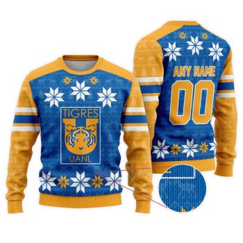LIGA MX Tigres UANL Special Christmas Ugly Sweater