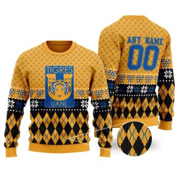 LIGA MX Tigres UANL Special Christmas Ugly Sweater
