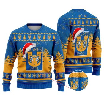 LIGA MX Tigres UANL Special Christmas Ugly Sweater