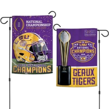 Lsu Tigers 2019 National Champions 2 Sided Garden Flag