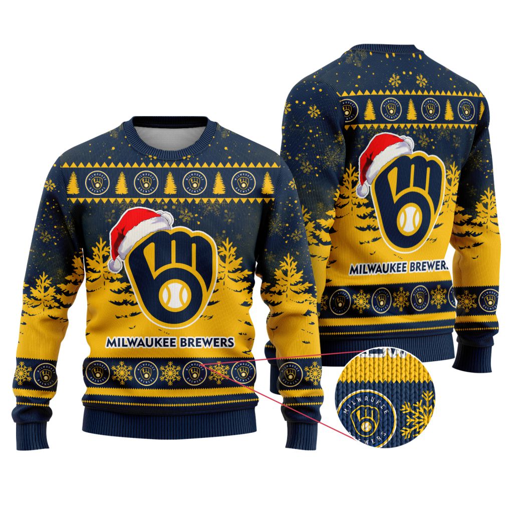 MLB-Milwaukee-Brewers-Special-Christmas-Ugly-Sweater MLB Milwaukee Brewers Special Christmas Ugly Sweater