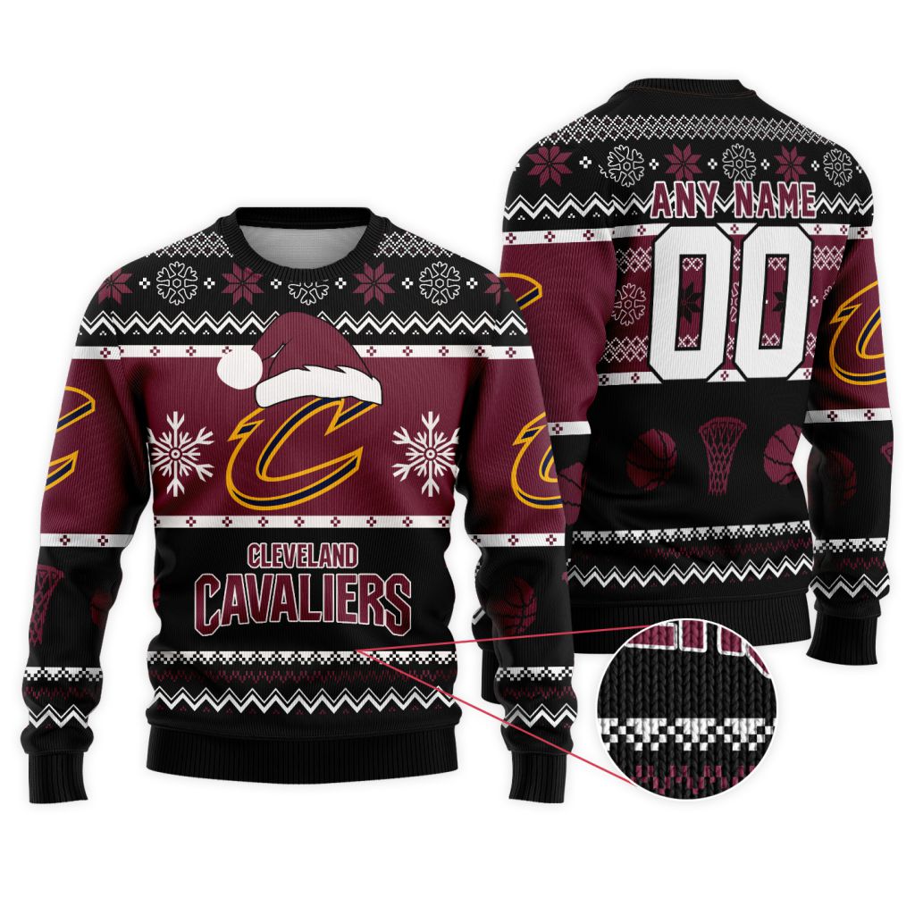 NBA-Cleveland-Cavaliers-SpecialChristmas-Ugly-Sweater NBA Cleveland Cavaliers SpecialChristmas Ugly Sweater