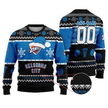NBA Oklahoma City Thunder SpecialChristmas Ugly Sweater