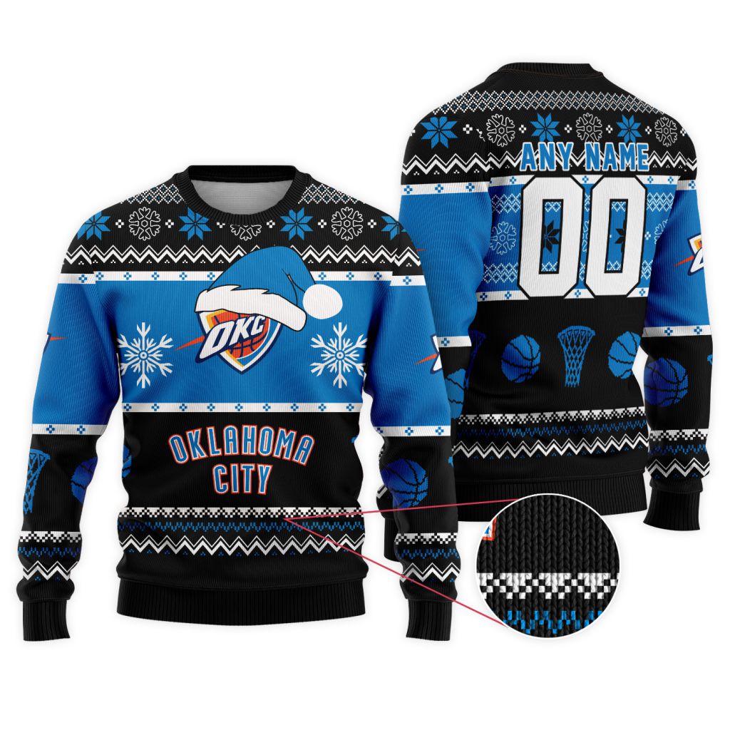 NBA-Oklahoma-City-Thunder-SpecialChristmas-Ugly-Sweater NBA Oklahoma City Thunder SpecialChristmas Ugly Sweater