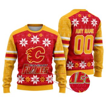 NHL Calgary Flames Special Ugly Sweater For Christmas